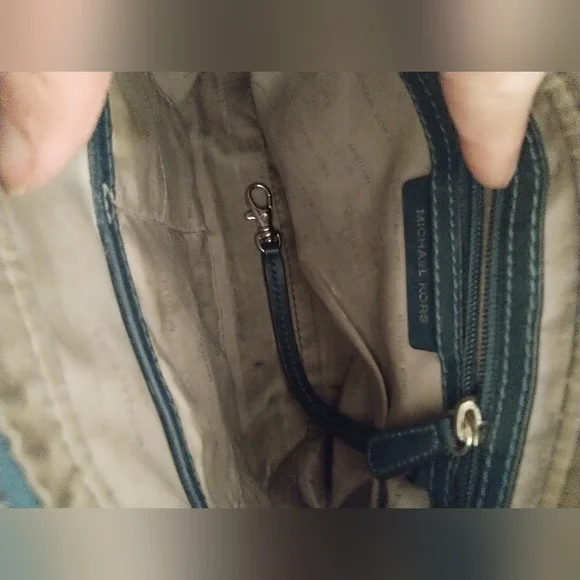 Michael Kors Dark Blue Shoulder Bag - Picture 2 of 9